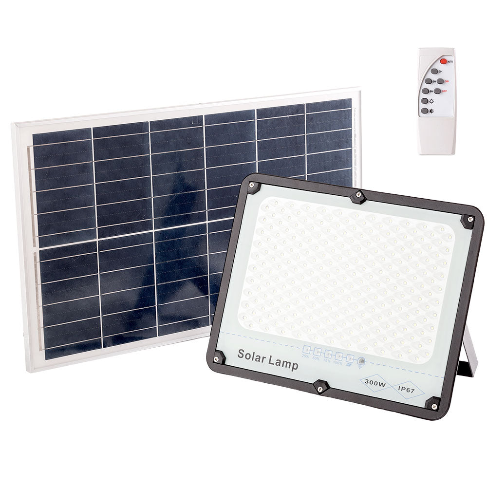Proyector LED Solar 300W Panel Solar/Batería — Vetonek