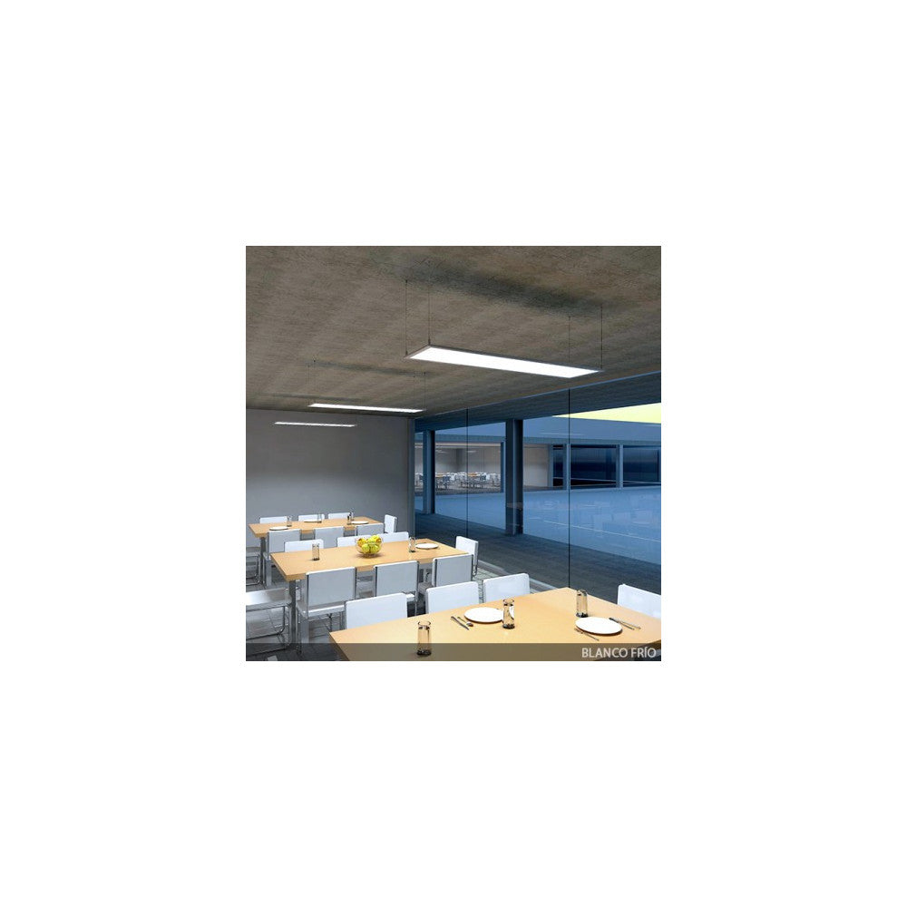 Panel LED Superslim 48W 4.800Lm 120x30cm Control Remoto Branco (Intensidade-CCT) — Vetonek (5)