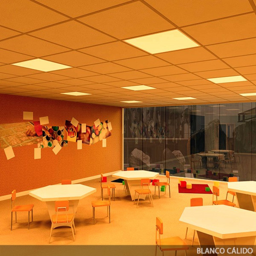 Panel LED Superplano 36W 3.623Lm 6000ºK 60x60cm UGR19 Marco Blanco — Vetonek (9)