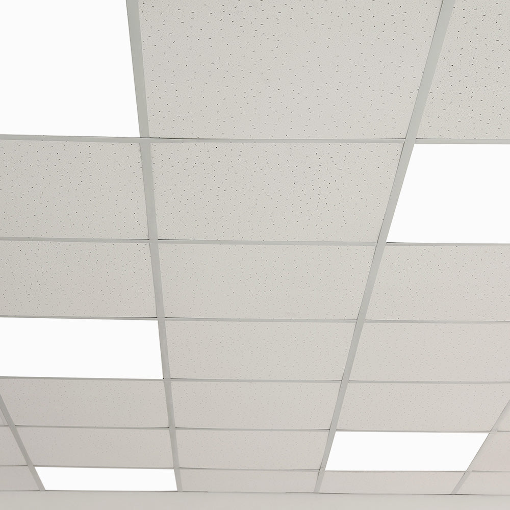 Panel LED 60x60 cm Vetonek — medidas y detalle de conexión