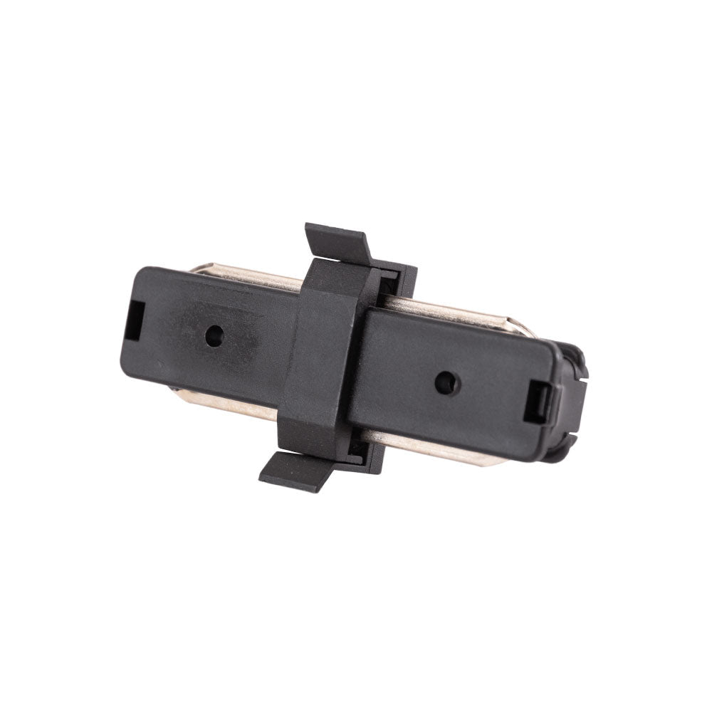 Conector Recto Carril Monofásico Negro — Vetonek