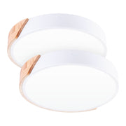 Pack 2 Plafónes LED 18W 1.800Lm Redondo BiColor "Veronica" CCT (Tonalidad Luz Regulable) — Vetonek