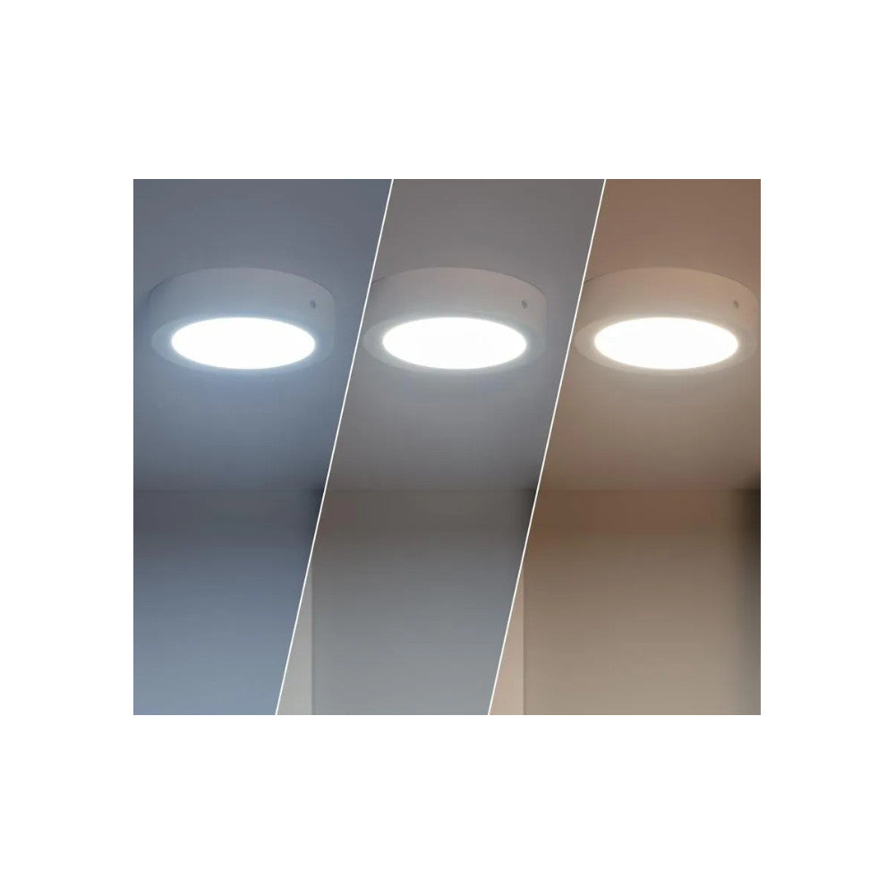 Plafón LED 24W 2400Lm CCT (Tonalidad Luz Regulable) 3000-6000ºK Circular — Vetonek (10)
