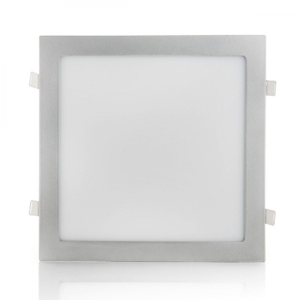 Placa LED 25W 2.180Lm 6000ºK Cuadrada Plata — Vetonek (4)