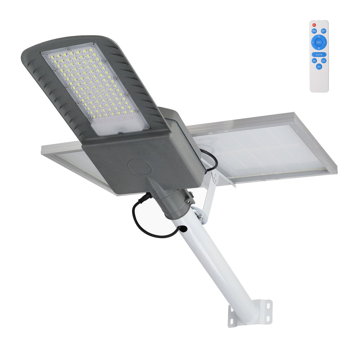 Farola LED Solar 5000K Panel 6V Batería Sensor Crepuscular /Control Remoto — Vetonek (7)