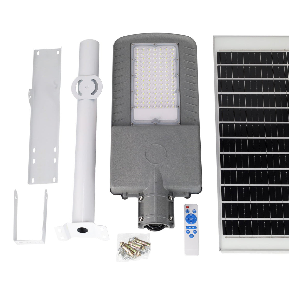 Farola LED Solar 5000K Panel 6V Batería Sensor Crepuscular /Control Remoto — Vetonek (12)