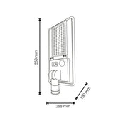 Farola LED Solar 5000K Panel 6V 20W Batería Sensor/Control Remoto — Vetonek (8)