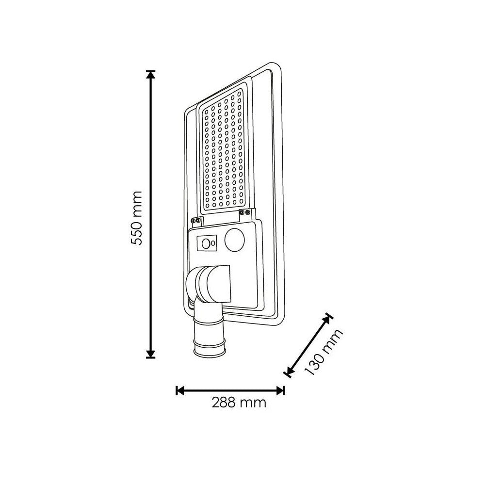 Farola LED Solar 5000K Panel 6V 20W Batería Sensor/Control Remoto — Vetonek (8)