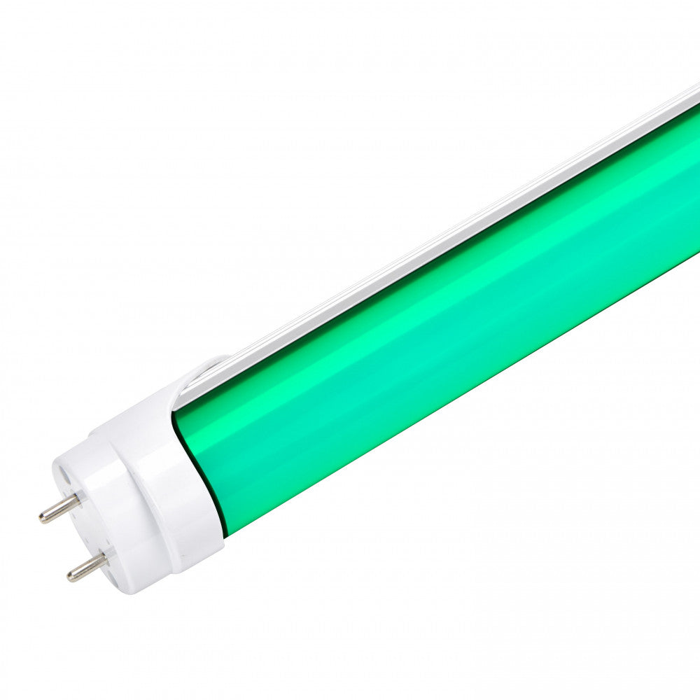 Tubo LED T8 18W 1.500Lm 120cm Difusor Opal - Verde — Vetonek