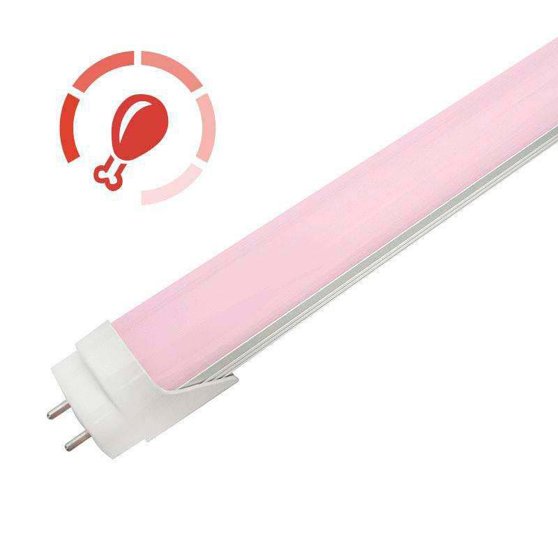 Tubo LED T8 18W 1.500Lm 120cm Difusor Opal - Rosa — Vetonek