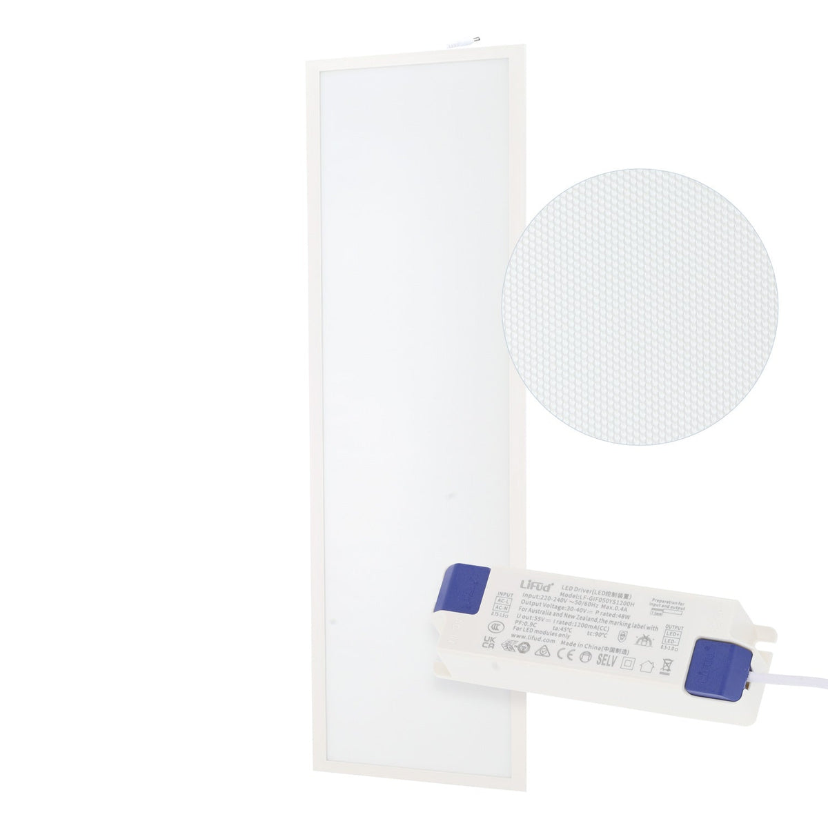 Panel LED 50W 5000Lm 120X30cm Driver Lifud UGR17 — Vetonek