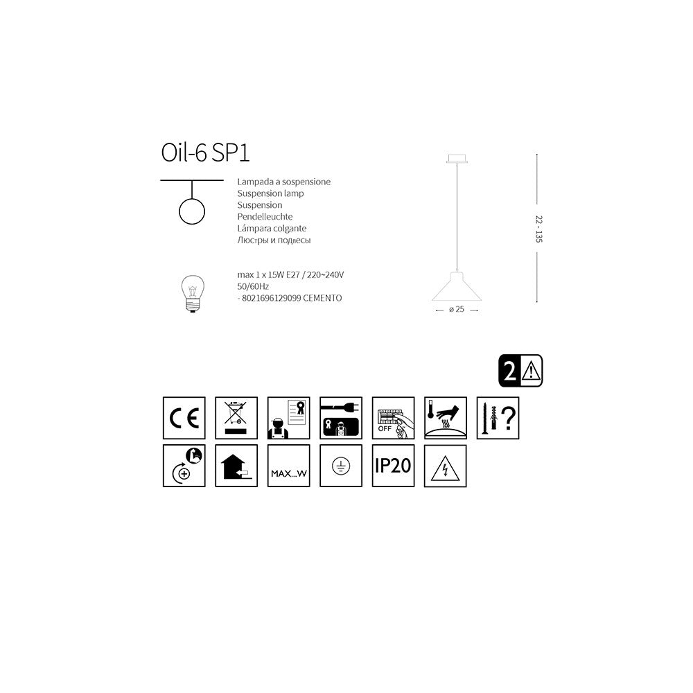 Lámpara Colgante "Oil" — Vetonek (3)