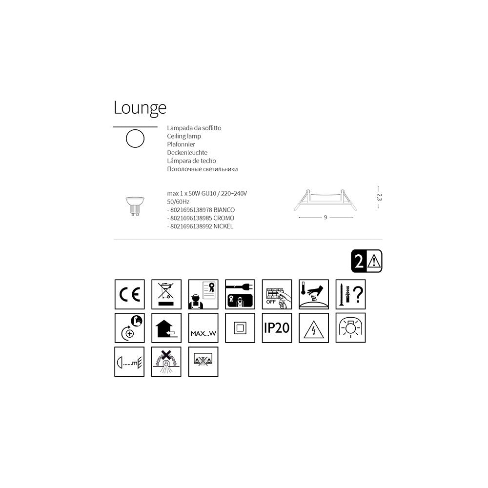Lámpara de Techo "Lounge" — Vetonek (2)