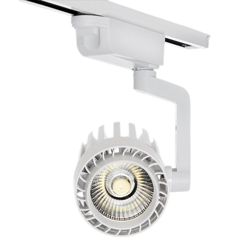 Foco de Carril LED 30W 2.600Lm 6000ºK "Faith" Monofásico — Vetonek