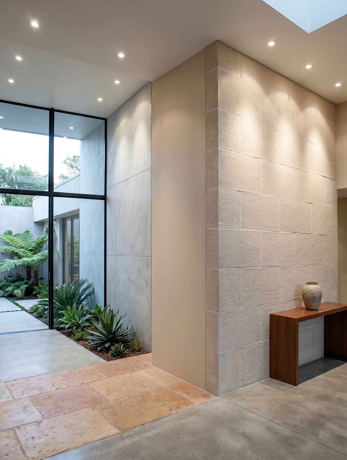 Interior con Revestimiento Ribaforada
