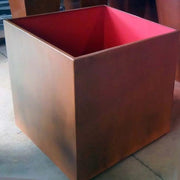 Jardinera CUBO Acero Corten - Vetonek
