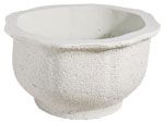 Macetero Tudelilla con relieve floral