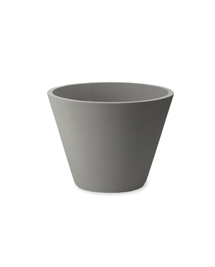 Jardinera Lentisco de hormigón lavado, para plantas en terraza y jardín - Vetonek