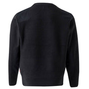 Jersey de punto grueso Velilla 100 en azul marino - Vetonek