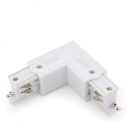 Conector L Carril Trifásico Blanco — Vetonek