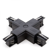 Conector + Carril Trifásico Negro — Vetonek