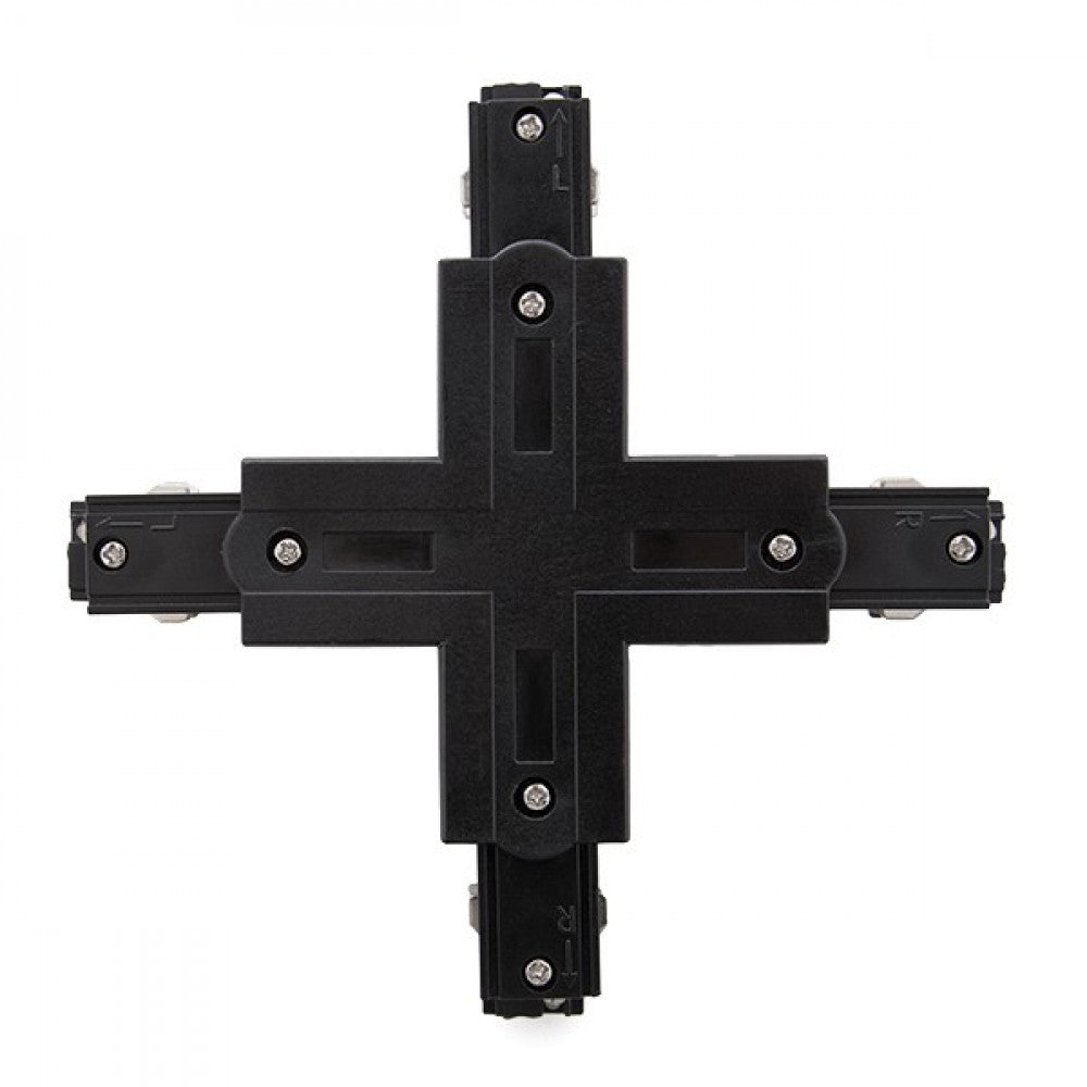 Conector + Carril Trifásico Negro — Vetonek (3)
