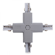 Conector + Carril Trifásico Plata — Vetonek (3)