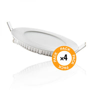Pack 4 Placas LED 6W 600Lm 6000ºK — Vetonek (2)
