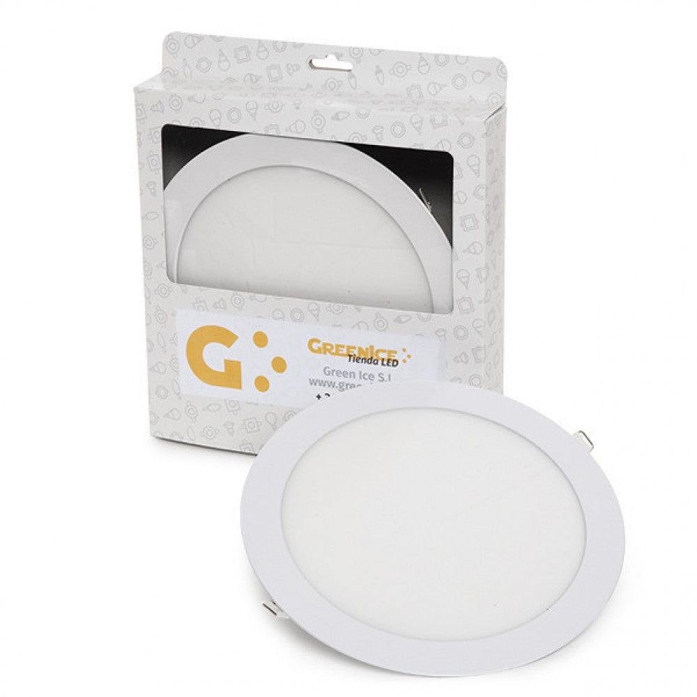 Placa LED 18W 1409Lm 6000ºK Circular Estuche Personalizado — Vetonek