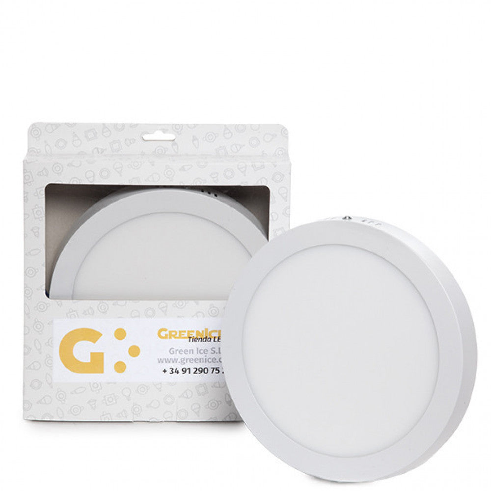 Plafón LED 18W 1190Lm 6000ºK Circular Estuche Personalizado — Vetonek