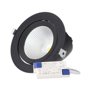 Foco Downlight LED 40W 4000Lm 4200ºK Orientable UGR17 Negro — Vetonek