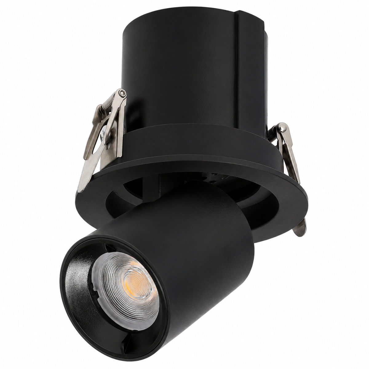 Downlight Orientable LED 10W CRI>90 90LM/W 2700ºK Driver Lifud Blanco Cálido Negro — Vetonek (2)