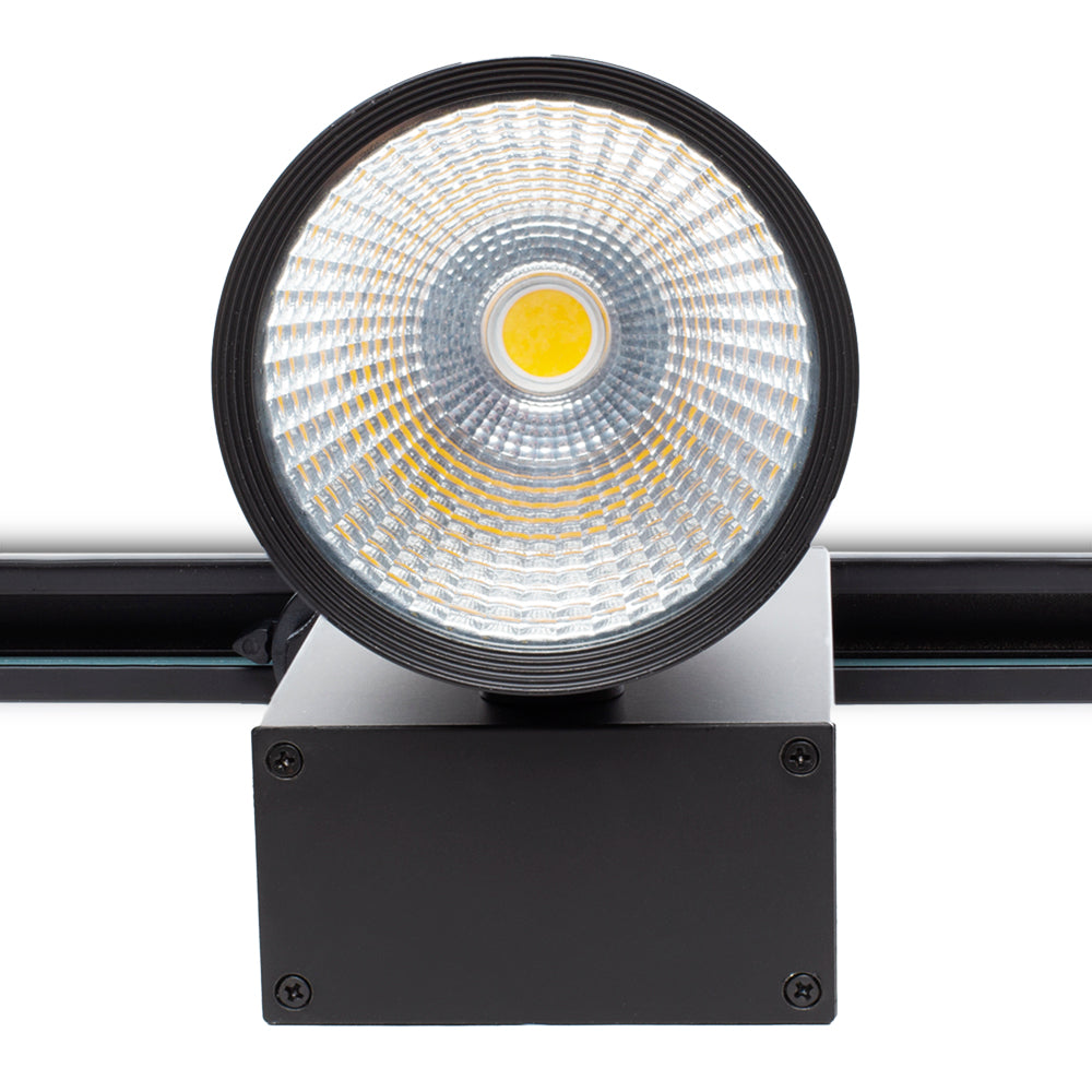 Foco de Carril LED 40W 3600Lm CRI90 4200ºK Trifásico UGR17 — Vetonek (2)