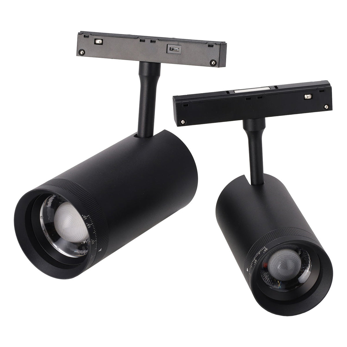 Luminaria LED Magnética para Carril 15-60º 90Lm/W LED Bridgelux CCT (Tonalidad Luz Ajustable) — Vetonek (8)