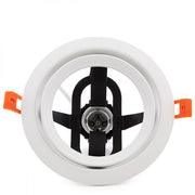 Aro Foco Downlight Par 30 E27 (Sin Lámpara) Blanco — Vetonek (3)