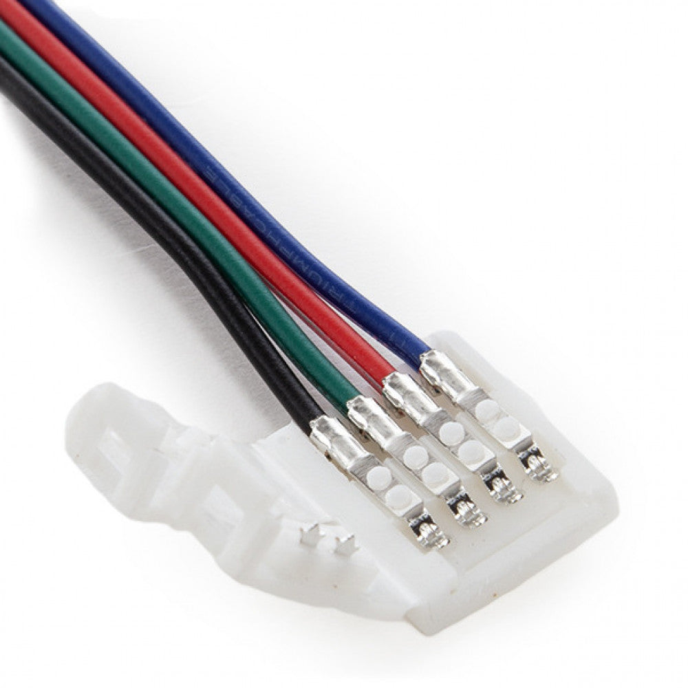 Conector Tira LED SMD5050 10mm RGB 4 Vías Doble 12/24VDC — Vetonek (2)