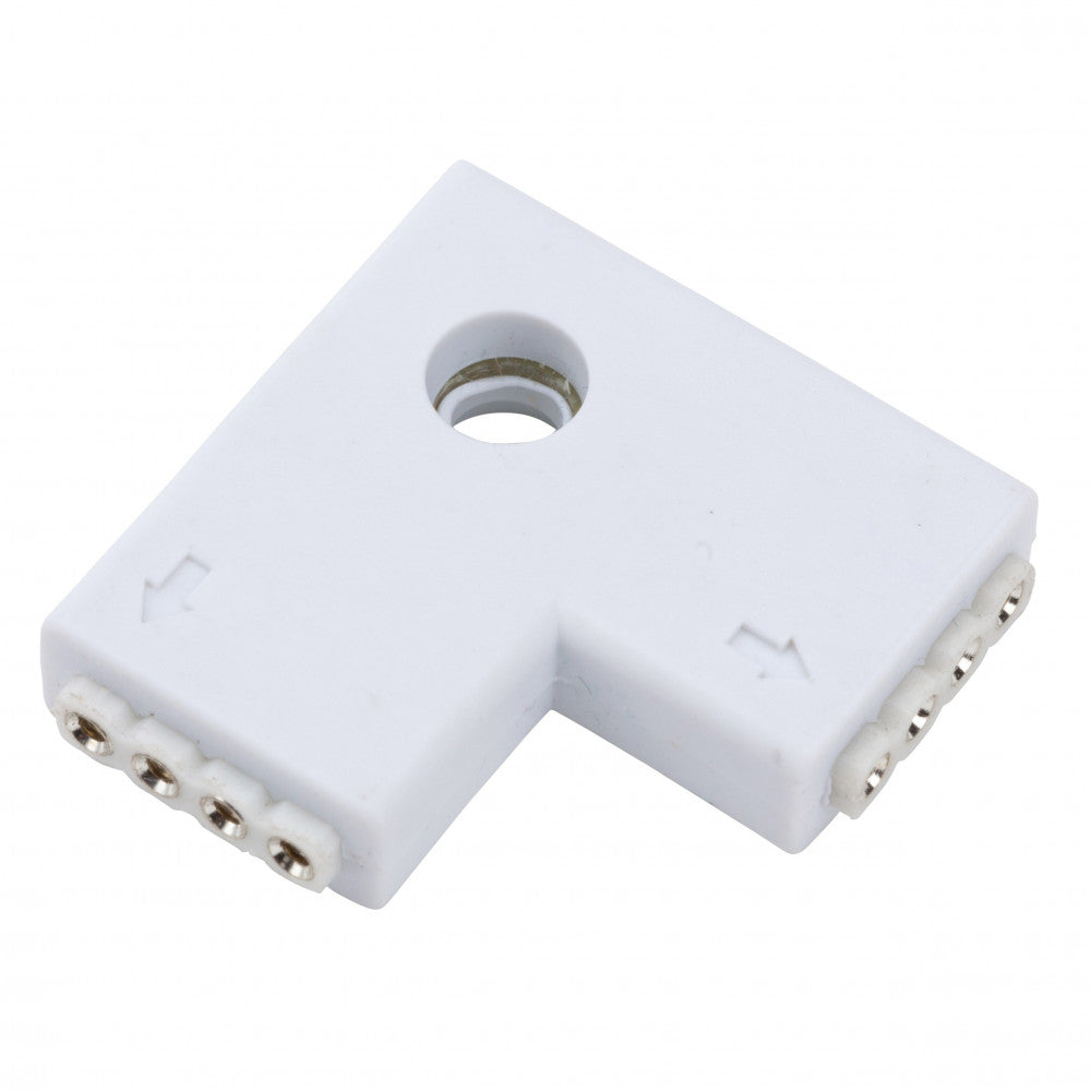 Conector Rápido L Hembra Tira LED RGB 12/24VDC — Vetonek