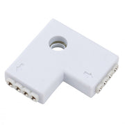 Conector Rápido L Hembra Tira LED RGB 12/24VDC — Vetonek