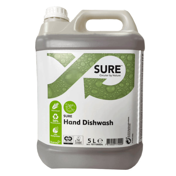 Diversey SURE Hand Dishwash - Lavavajillas Ecológico 5L Vetonek