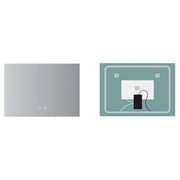 Espejo Iluminado Baño "Italia" 100cm Blanco Frío Sensor Antivaho/On-Off — Vetonek (2)