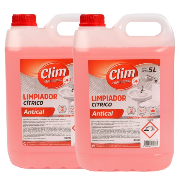 Limpiador Cítrico Antical - Caja 2 Garrafas de 5L Vetonek
