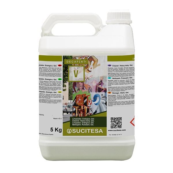 DECAPINT V BPF Limpiador enérgico gel quita adhesivos y siliconas 5kg Vetonek