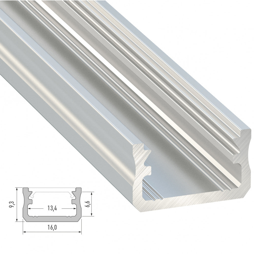 Perfíl Aluminio Tipo A 2,02M — Vetonek