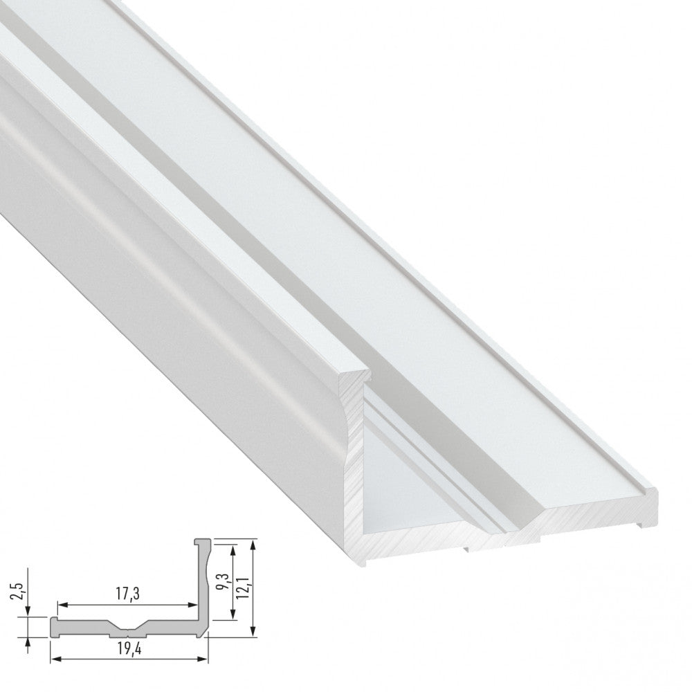Perfíl Aluminio Tipo E 2,02M — Vetonek (2)