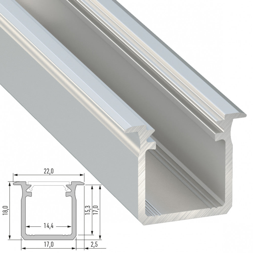 Perfíl Aluminio Tipo G 2,02M — Vetonek