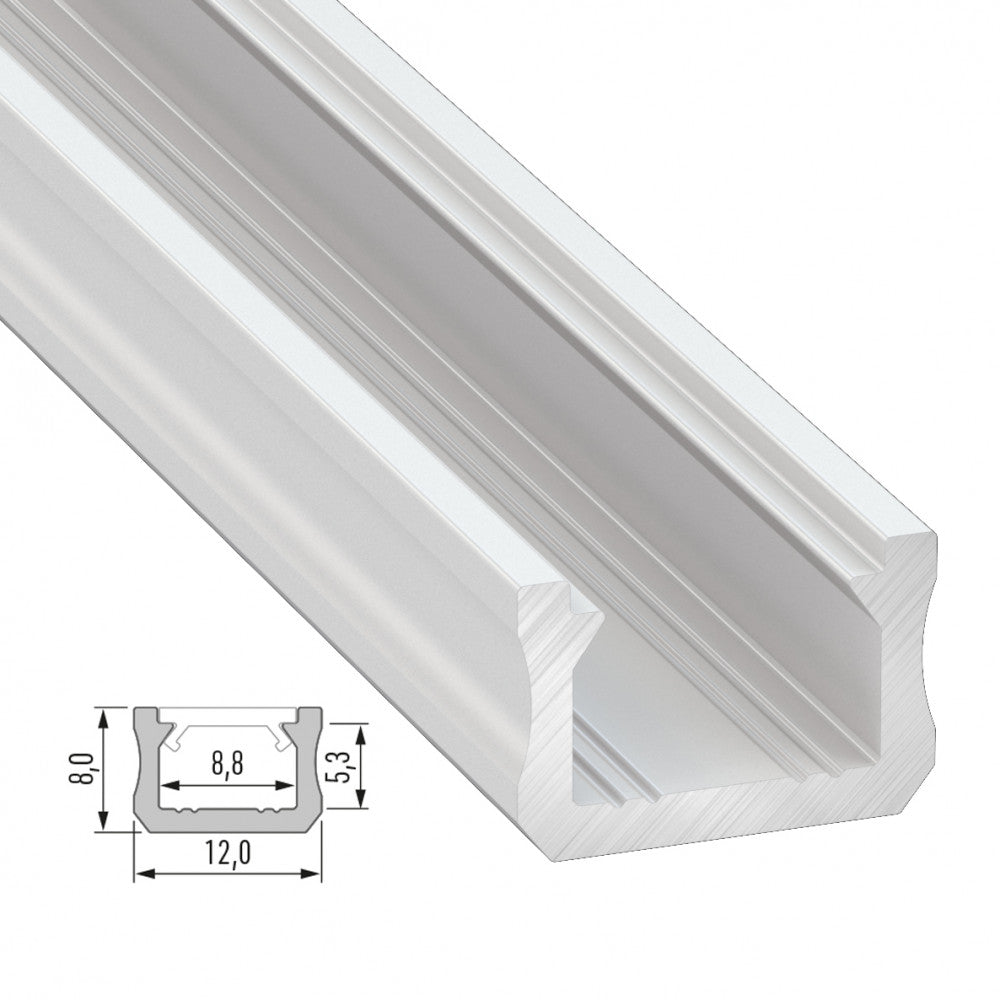 Perfíl Aluminio Tipo X 2,02M — Vetonek (2)