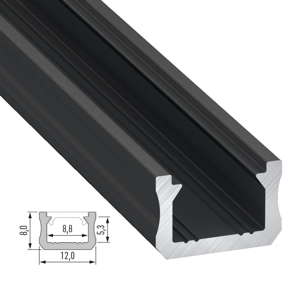 Perfíl Aluminio Tipo X 2,02M — Vetonek (3)