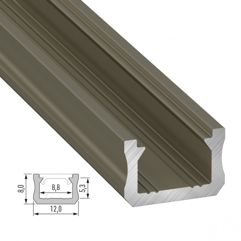 Perfíl Aluminio Tipo X 2,02M — Vetonek (4)