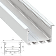 Perfil Aluminio Tipo INSO 2,02M — Vetonek