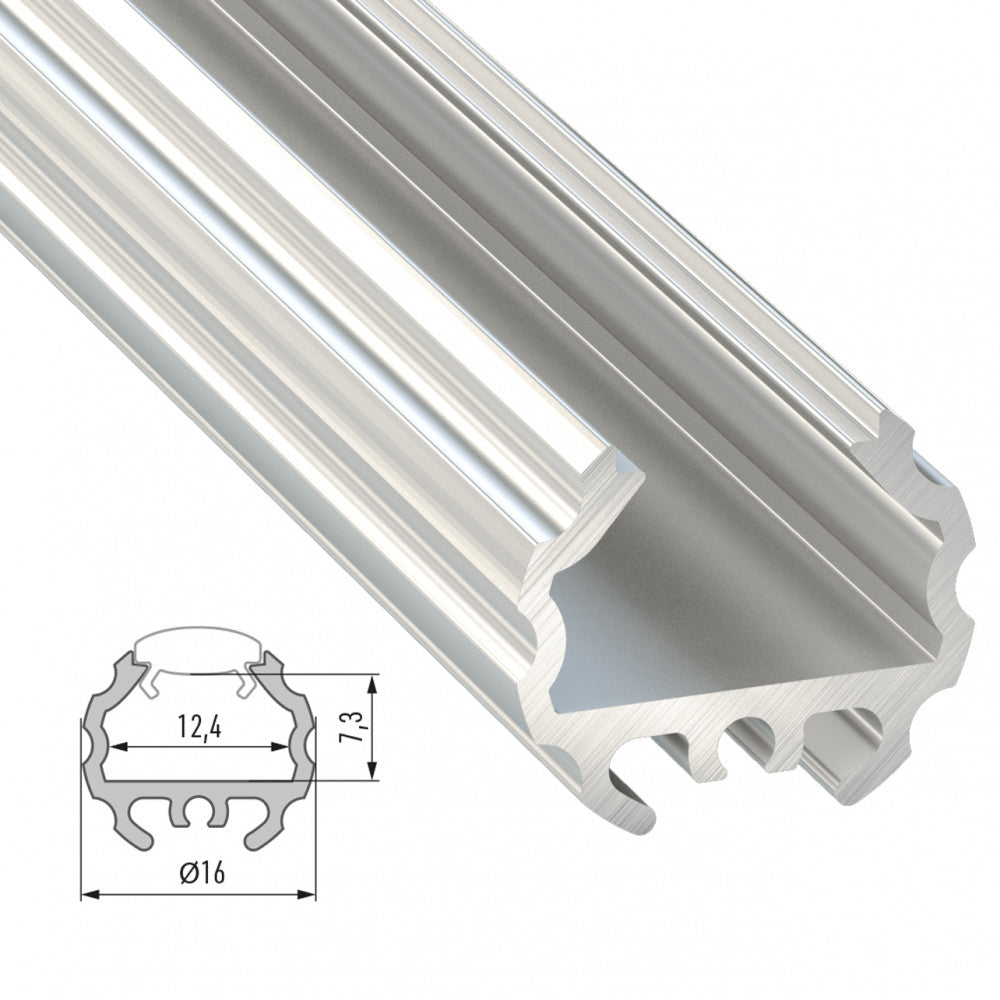 Perfíl Aluminio Tipo MICO 2,02M — Vetonek